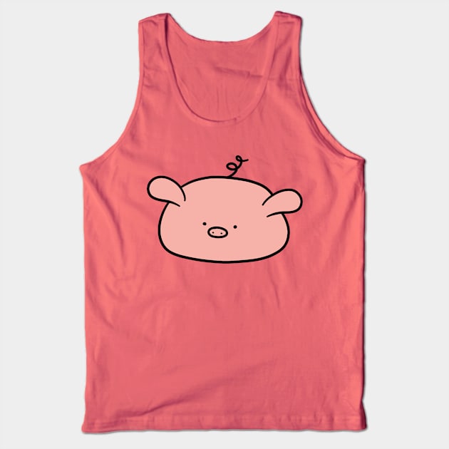 Pig Blob Tank Top by saradaboru